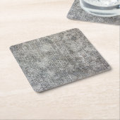 Verwitterter grauer Zement-Bürgersteig Rechteckiger Pappuntersetzer (angewinkelt)