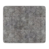 Verwitterter grauer Zement-Bürgersteig Schneidebrett (Vorderseite)