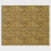 Verwitterter hölzerner Beschaffenheits-Honig Geschenkpapier (Flach)