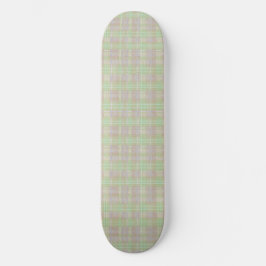 Verwitterter Neutraler Salbei Karo Skateboard