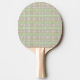 Verwitterter Neutraler Salbei-Karo Tischtennis Schläger