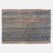 Verwitterter Redwood Fence Closeup Foto Image Prin Decke (Vorderseite)