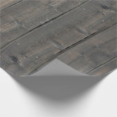 Verwitterter Redwood Fence Closeup Foto Image Prin Geschenkpapier (Ecke)