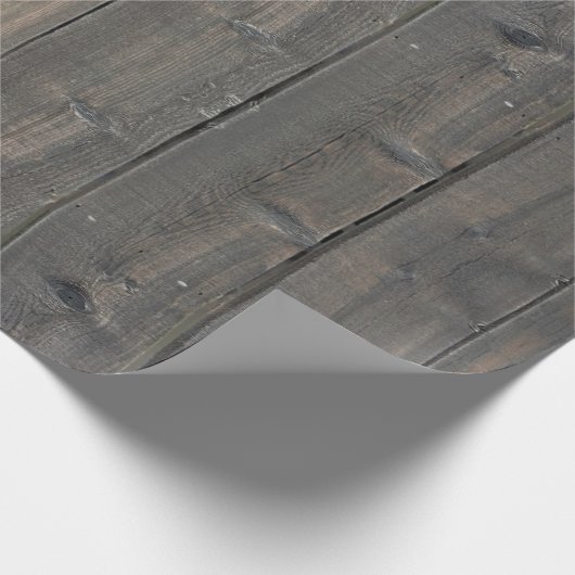 Verwitterter Redwood Fence Closeup Foto Image Prin Geschenkpapier (Ecke)