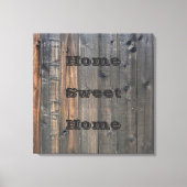 Verwitterter Redwood Fence Closeup Foto Image Prin Leinwanddruck (Vorderseite)