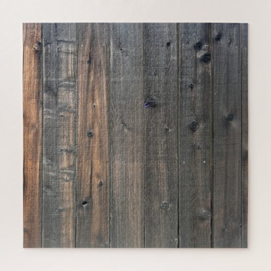 Verwitterter Redwood Fence Closeup Foto Image Prin Puzzle (Vertikal)
