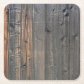 Verwitterter Redwood Fence Closeup Foto Image Prin Rechteckiger Pappuntersetzer (Vorderseite)