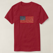 Verwitterter US United Staaten American Flag T - S