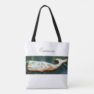 verwitterter Volkskunstwal Tasche