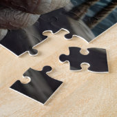 Verwittertes Altes Meer rauchen ein Stück Puzzle (Seite)