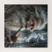 Verwittertes Altes Meer rauchen ein Stück Puzzle (Horizontal)