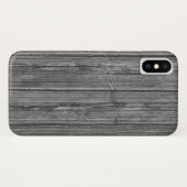 verwittertes graues Holz Case-Mate iPhone Hülle (Rückseite (Horizontal))