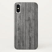 verwittertes graues Holz Case-Mate iPhone Hülle (Rückseite)