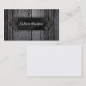 Verwittertes Holz Visitenkarte (Vorne/Hinten)
