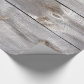 Verwittertes Holz-Wrap-Papier Geschenkpapier (Ecke)