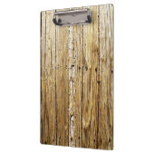 Verwittertes hölzernes Plattform-Klemmbrett Klemmbrett (Links)