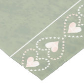 Verwittertes keltisches Herz-Steinkreuz Kurzer Tischläufer (Ecke)