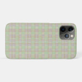 Verwittertes neutrales Salbei-Karo Case-Mate iPhone Hülle (Rückseite (Horizontal))
