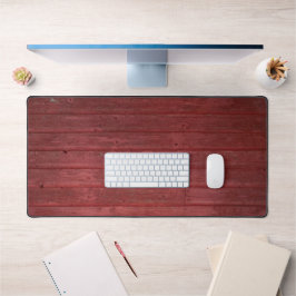 Verwittertes Red Barn Wood Art Desk Pad Mat Schreibtischunterlage