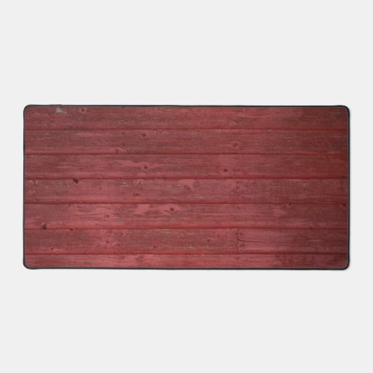 Verwittertes Red Barn Wood Art Desk Pad Mat Schreibtischunterlage (Vorderseite)
