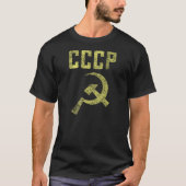 Verwittertes sowjetisches CCCP Shirt der alte (Vorderseite)