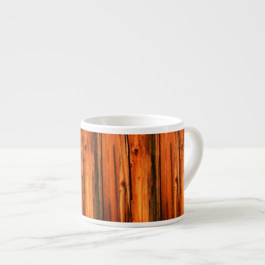 verwittertes Stallbrett Espressotasse (Vorderseite Rechts)