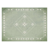 Verwittertes Stein- und keltisches Kreuz w/hearts Tischdecke (Vorderseite (Horizontal))