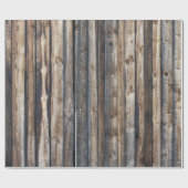 Verwittertes und rustikales zurückgefordertes geschenkpapier (Flach)