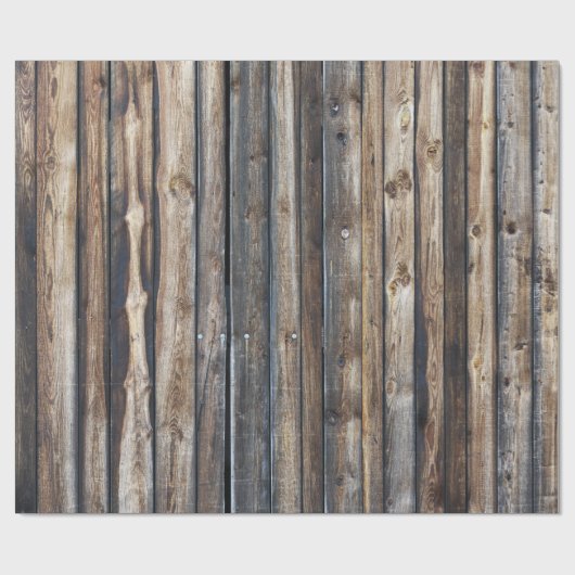 Verwittertes und rustikales zurückgefordertes geschenkpapier (Flach)