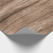 Verwittertes und rustikales zurückgefordertes geschenkpapier (Ecke)