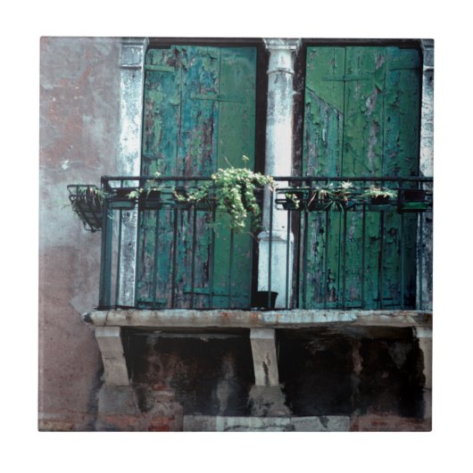 Verwittertes venezianisches Portal Fliese (Vorderseite)