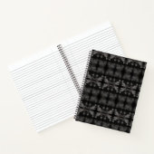 Verwobene Rose-Petals-Notebook Notizblock (Innenseite)