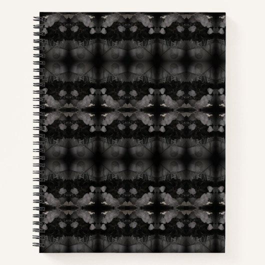 Verwobene Rose-Petals-Notebook Notizblock (Vorderseite)