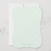 Verwöhnen Sie den Einladung (Rückseite)