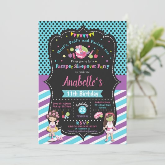 Verwöhnen Sie Einladung (Stehend Vorderseite)