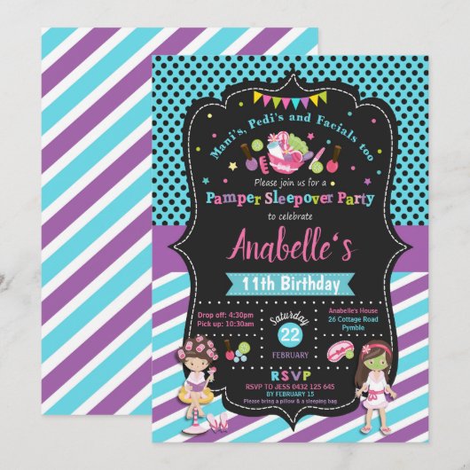 Verwöhnen Sie Einladung (Vorne/Hinten)