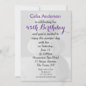 Verwöhnen Sie Einladung (Rückseite)