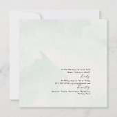 Verwöhnen unseres Foto Bridal Square Einladung (Rückseite)