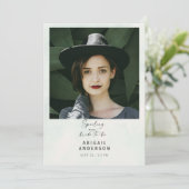 Verwöhnen unseres Foto-zu-be-Brautparty Einladung (Stehend Vorderseite)