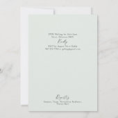 Verwöhnen unseres Foto-zu-be-Brautparty Einladung (Rückseite)