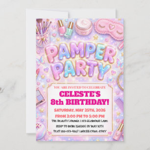 Verwöhnparty Geburtstag Einladung