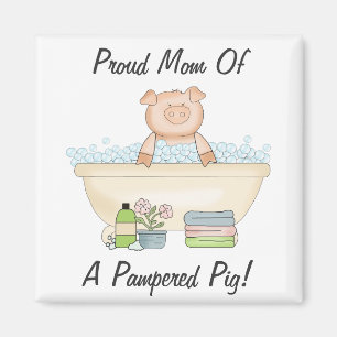 Verwöhnter Piggy Magnet