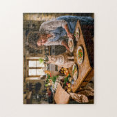 Verwöhntes Katzen-Gourmet-Buffet Puzzle (Vertikal)