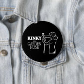 VERWORREN ALS GARTEN-SCHLAUCH T - Shirt Button (Beispiel)