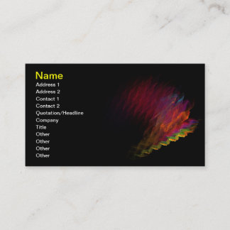 Verworrene Visitenkarte