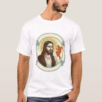 Verworrener Jesus Viraler Tanztrend Silhouette Vid