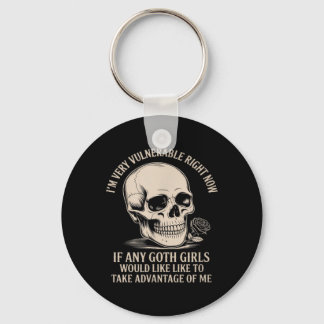 Verwundbar rn wenn irgendwelche Goth Mädchen von m Schlüsselanhänger