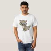 Verwunderte Katze T-Shirt (Vorne ganz)