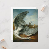 Verwundete Heron (von George Frederick Watts) Karte (Vorderseite/Rückseite Beispiel)