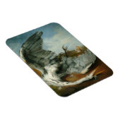 Verwundete Heron (von George Frederick Watts) Magnet (Rechte Seite)